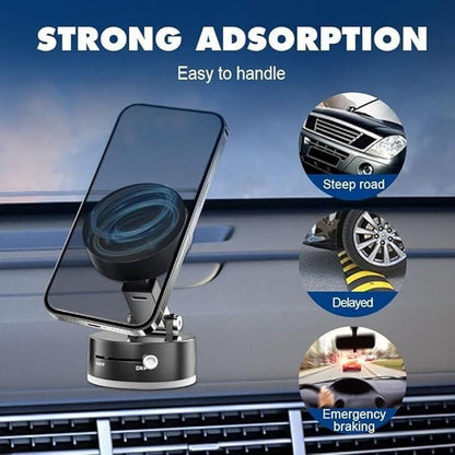 Magnetic  Phone Holder – Foldable, 360° Rotatable & Works Everywhere!